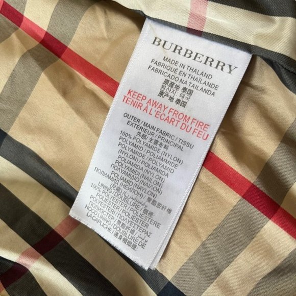 Blue Burberry Children Puffer Jacket Size 12 - Picture 7 of 12